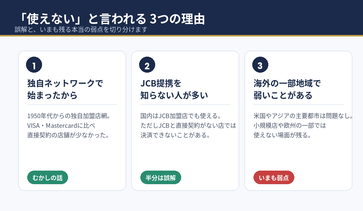 「使えない」と言われる3つの理由と、その真偽